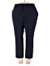 Black Label by Evan Picone Solid Blue Dress Pants Size 18 - photo 1