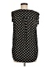 Daniel Rainn 100% Polyester Polka Dots Black Short Sleeve Blouse Size M - photo 2