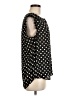 Daniel Rainn 100% Polyester Polka Dots Black Short Sleeve Blouse Size M - photo 4