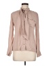L.L.Bean Tan Long Sleeve Blouse Size 4 - photo 1