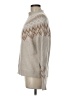 Max Studio Chevron-herringbone Tan Turtleneck Sweater Size M - photo 5