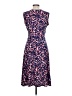 Leota Print Blue Casual Dress Size L - photo 2