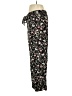 Old Navy 100% Viscose Floral Black Casual Pants Size M - photo 5