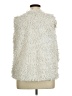 Cal Style 100% Polyester Ivory Faux Fur Vest Size XL - photo 2