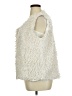 Cal Style 100% Polyester Ivory Faux Fur Vest Size XL - photo 5