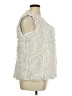Cal Style 100% Polyester Ivory Faux Fur Vest Size XL - photo 4