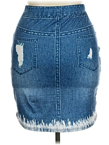Unbranded Denim Skirt (view 2)
