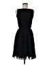 Ann Taylor 100% Polyester Solid Black Cocktail Dress Size 6 - photo 1