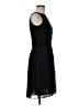 Ann Taylor 100% Polyester Solid Black Cocktail Dress Size 6 - photo 4