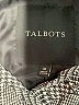 Talbots 100% Polyester Houndstooth Gray Trenchcoat Size 10 - photo 6