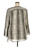NY Collection 100% Polyester Silver 3/4 Sleeve Blouse Size 2X - photo 2
