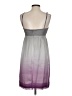 Liquid 100% Silk Gray Cocktail Dress Size 4 - photo 2