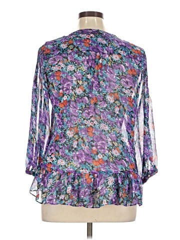 NY Collection 3/4 Sleeve Blouse (view 2)