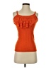 Cache Orange Sleeveless Top Size S - photo 1