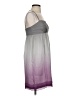 Liquid 100% Silk Gray Cocktail Dress Size 4 - photo 4