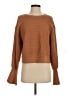 Maeve Solid Brown Pullover Sweater Size S - photo 1