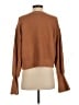 Maeve Solid Brown Pullover Sweater Size S - photo 2