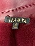 IMAN 100% Polyurethane Burgundy Jacket Size 1X - photo 8