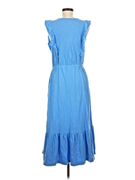 ann taylor loft denim dress Onseam pockets Belted Seamed Denim Midi Pocket