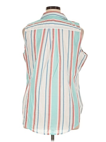 St. John's Bay Sleeveless Button-Down Shirt (view 2)