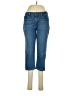 Lee 100% Spandex Solid Blue Jeans Size 6 (petite) - photo 1