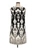 AB Studio Graphic Ivory Casual Dress Size 14 - photo 1