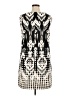 AB Studio Graphic Ivory Casual Dress Size 14 - photo 2
