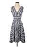Max Studio Stripes Gray Cocktail Dress Size XS - photo 1