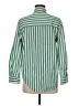 J.Crew 100% Cotton Stripes Green 3/4 Sleeve Button-Down Shirt Size 6 - photo 2