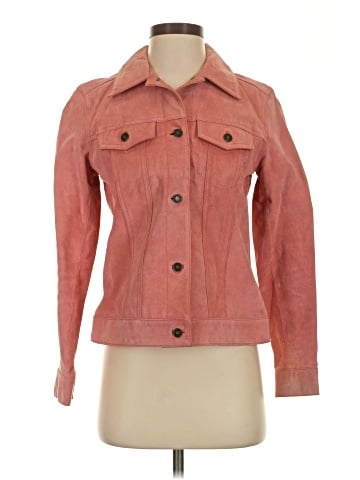 Charter Club Leather Jacket (view 1)