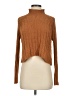 American Eagle Outfitters 100% Polyester Brown Turtleneck Sweater Size S - photo 1