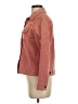 Charter Club 100% Leather Orange Leather Jacket Size S - photo 5