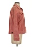 Charter Club 100% Leather Orange Leather Jacket Size S - photo 4