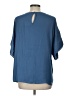 Naked Zebra 100% Polyester Blue Short Sleeve Top Size L - photo 2