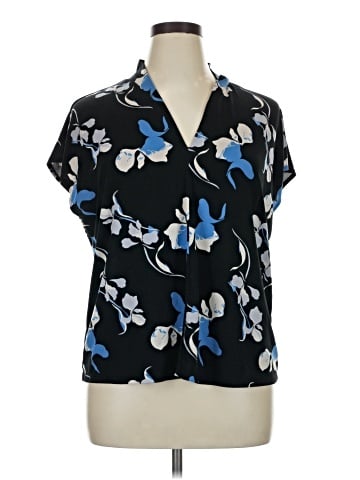 Nine West Short Sleeve Blouse (view 1)