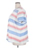 ModCloth Stripes White Short Sleeve Top Size 4X - photo 5