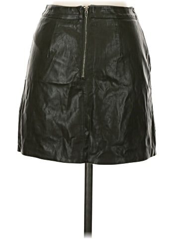 Jun & Ivy Faux Leather Skirt (view 2)