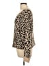 Jessica Simpson Animal Print Tan Pullover Sweater Size L - photo 5