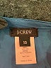 J.Crew 100% Silk Blue Casual Dress Size 10 - photo 7