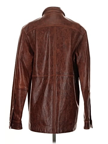 Purple Brand Unisex Leather Jacket (view 2)