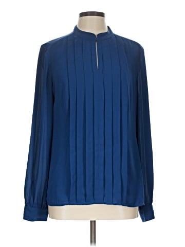 White House Black Market Long Sleeve Blouse (view 1)