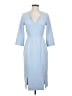 L.K. Bennett Blue Casual Dress Size 2 - photo 1