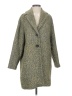 Zara Basic Tweed Green Coat Size S - photo 1