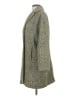 Zara Basic Tweed Green Coat Size S - photo 5