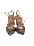 Manolo Blahnik 100% Leather Animal Print Tan Heels Size EU 38 - photo 2
