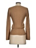 Classiques Entier Solid Tan Silk Cardigan Size XS - photo 2