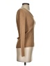 Classiques Entier Solid Tan Silk Cardigan Size XS - photo 4