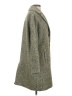 Zara Basic Tweed Green Coat Size S - photo 4