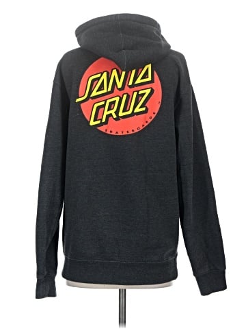 Santa Cruz Skate Zip Up Hoodie (view 2)