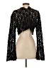 Hot & Delicious 100% Polyester Black Long Sleeve Top Size S - photo 2
